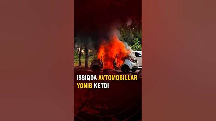 ISSIQDA AVTOMOBILLAR YONIB KETDI #top #rek #news