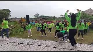 senam bersama Ega aerobic / Ladon Paradise / lewung