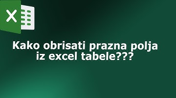 Brisanje praznih polja iz excel tabele u 3klika