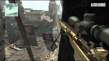 MW3 Glitches - *NEW* Knife Lunge Wallbreach on Aground!