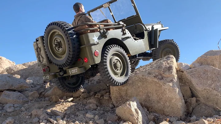1/6 Scale RC : 1941 Willys MB  Jeep(ROCHOBBY) Off-road Run #2.