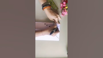 Border design for notebook/ Easy cover page design #shorts #trending #ytshorts #frontpageborder #art