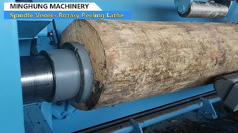 Spindle veneer rotary lathe from MINGHUNG WOOD MACHINERY