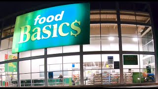 POV Supermarket Shopping - Food Basics in Niagara Falls, Ontario, Canada - Feb 2020