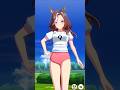 [ウマ娘]大人っぽくて体操服姿も素敵な(中等部)デアリングハートの勝利ポーズ