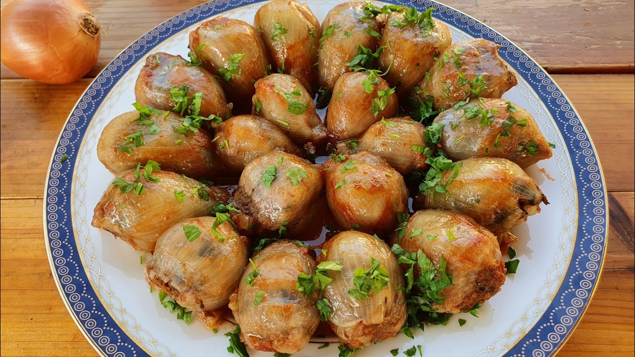 Великолепный Фаршированный лук | Super Ləzzətli Soğan Dolması  | Долма из лука