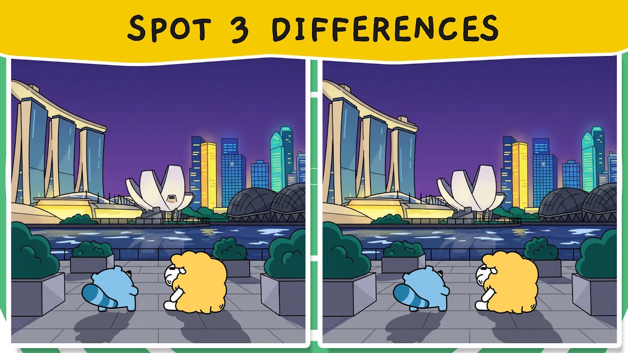 Spot the Difference 🔎 | Brain training #183 - YouTube