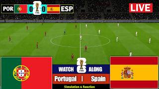🔴 Portugal vs Spain Live | FIFA World Cup 2026 | Full Match Streaming | Video Game Simulation screenshot 1