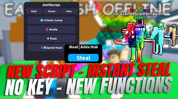 *NEW UPDATE* Steal a Brainrot Script GUI  | FLY FLOAT NOCLIP BASE TIMER INFINITI JUMP *NO KEY*
