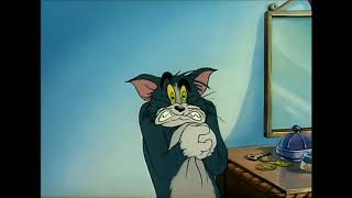 Tom getting heart attack & Seeing mirror Tom & Jerry funny sad video meme Template material
