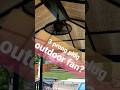 outdoor fan for deck with 3 prong plug #diy #coolingsolutions