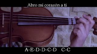 Video thumbnail of "Nada más (Nothing Else)- Cody Carnes/Violín Tutorial"