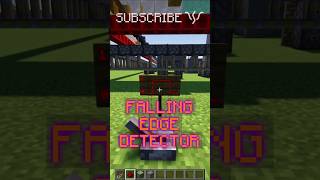 Use LOCKING REPEATERS to make a FALLING EDGE DETECTOR? | Redstone with PsiVolt #minecraft #redstone