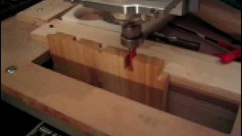Cutting Dovetails on a Joes Hybrid 4x4 2/2