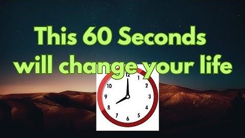 ‎STOP Scrolling | This 60 Seconds Could Change  Your Life FOREVER!‎