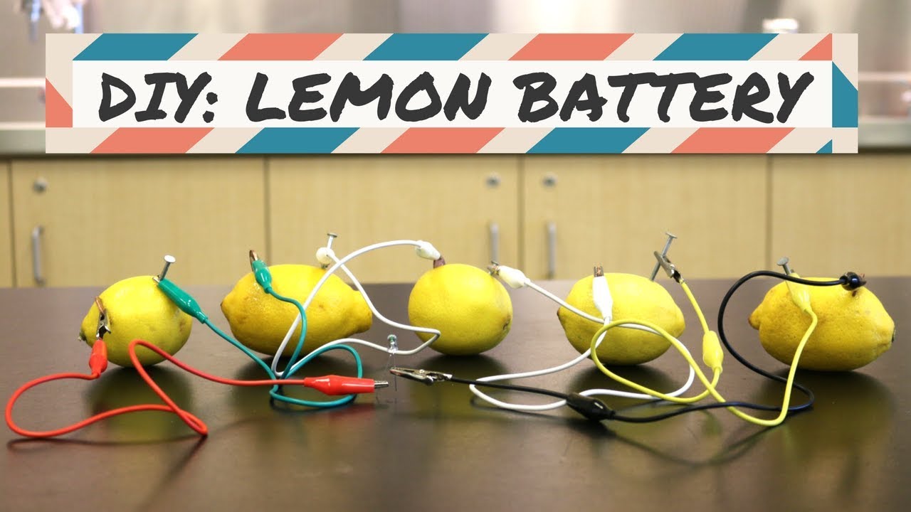 Lemon Power Fruit Battery YouTube