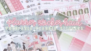 PLANNER STICKER HAUL // PRINTABLE PLANNER STICKERS // AFFORDABLE PLANNER STICKER HAUL