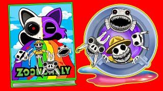 Game Book RESCUE ZOONOMALY SMILE CAT+CATNAP GAMEBOOKSMILING CRITTERS CATNAP SQUISHY PLAY  ASMR