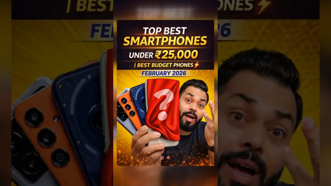 Top Best Smartphones Under ₹25,000 | Best Budget Phones⚡February 2026
