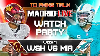 🚨🚨🚨 Miami Dolphins vs Washington Commanders LIVE WATCH PARTY! 🚨🚨🚨