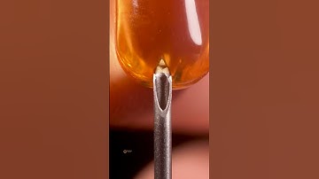 Softgel and Syringe Needle in Macro ASMR #relaxing #satisfying #closeup