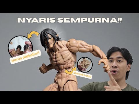 Attack Titan dengan artikulasi paling GILA! Tapi ada kurangnya | Review Revoltech Amazing Yamaguchi