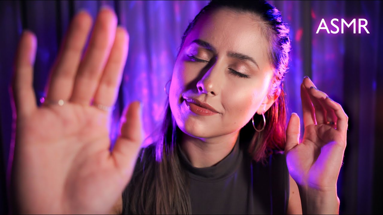 ASMR SENDING YOU GOOD ENERGIES ✨ hand sounds, hand movements, mouth sounds and plucking