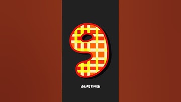 9️⃣ to 0️⃣ Stylish Countdown | Quick Timer Fun #countdown #timer #shorts