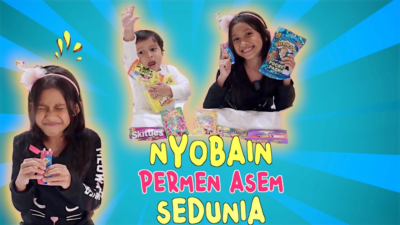 Nyobain Permen Paling Asem Seduniaa