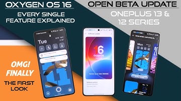 🙀OxygenOS 16 update features & changes oneplus 13 and 12