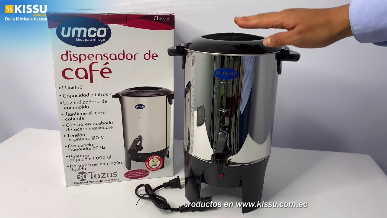  Precolador de café eléctrico Moss & Stone - Cuerpo con tapas de  acero inoxidable, cafetera, olla eléctrica, capacidad de 10 tazas : Hogar y  Cocina