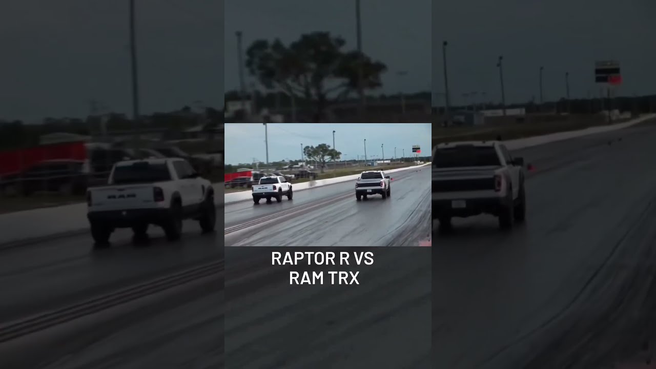 Raptor R VS Ram TRX Quartermile Ford F150 Trx Fiftynation