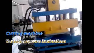 Transformer core laminations Center limb cutting machine