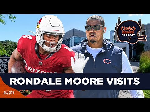 Rondale Moore visits Halas Hall: Bears still shopping for wide receivers | CHGO Bears Podcast