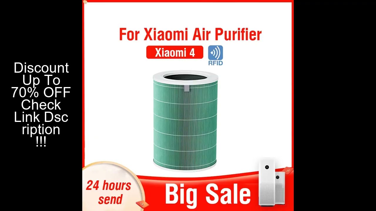 For Replacement Xiaomi Hepa Filter 4 Xiaomi Activated Carbon Filter 4 for Xiaomi Air Purifier 4 Xiao