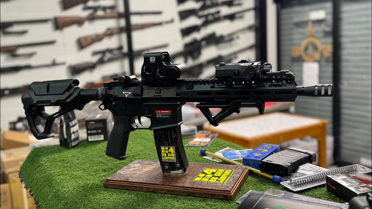 E&C 854John Wick 🚀จัดเต็มระบบ+แต่งสวยงาม+แต่งทนทึก+แต่งแม่นยำ+แต่งแรง500fps++รีวิวทดสอบ @m4bbgunshop