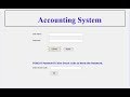Accounting Software- JAVA GUI Application part 6