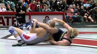 Michigan at Ohio State - Wrestling Highlights