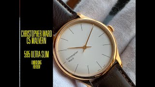 Christopher Ward C5 Malvern 595 Ultra-Slim Mechanical Watch | Unboxing e Review | Valjoux Relogios