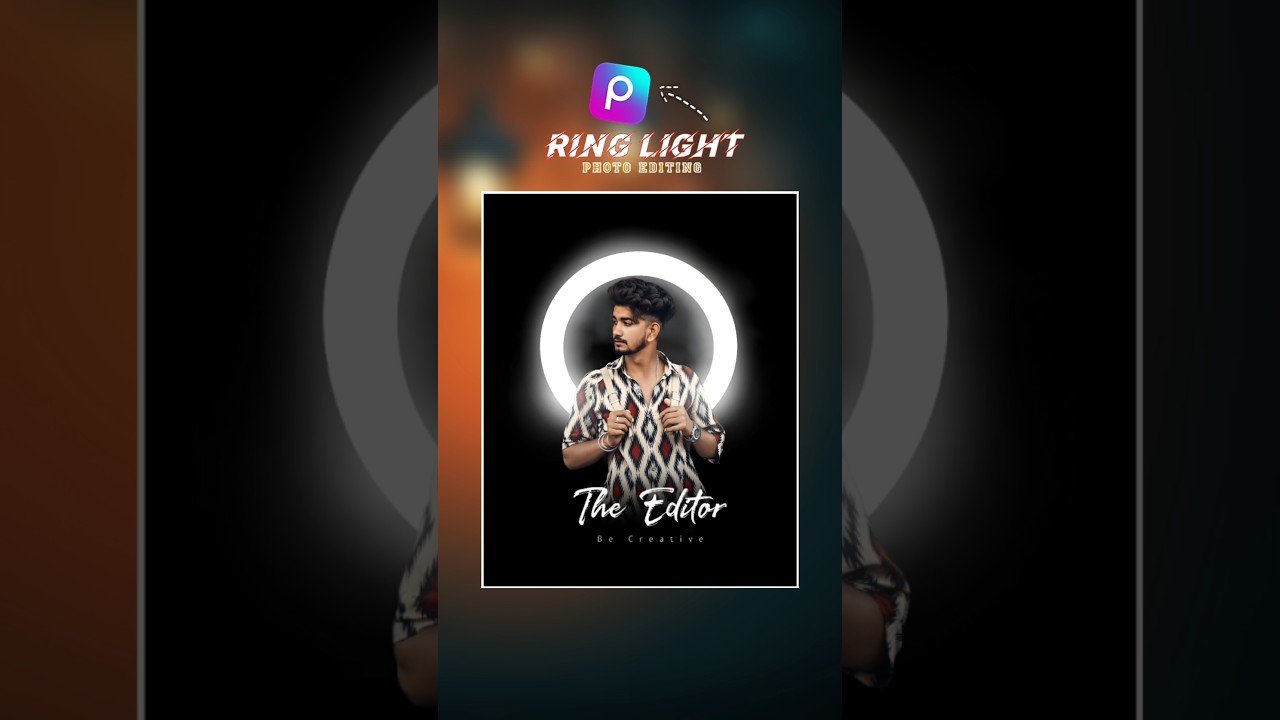Ring Light Dual Tone Photo Editing in Picsart | PicsArt Photo Editing