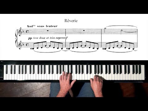 Debussy “Rêverie” Paul Barton, FEURICH 218 piano