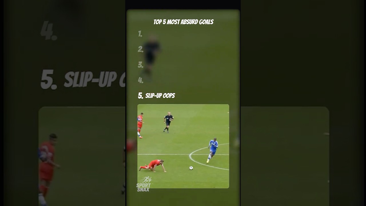 Top 5 Most Absurd Goals in Football History 🤯⚽