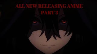 All New Releasing Anime of Fall 2023 Part 3.Don't miss it..
