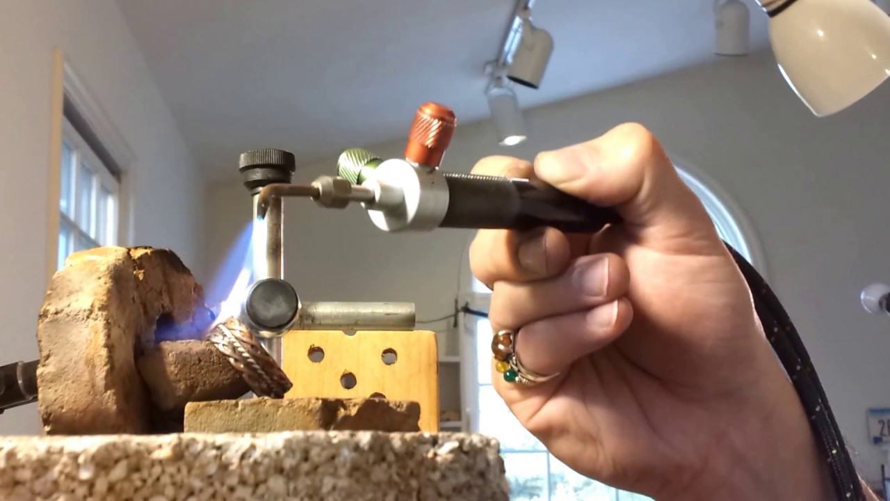 Silver and Gold Filled Ring Soldered Together YouTube