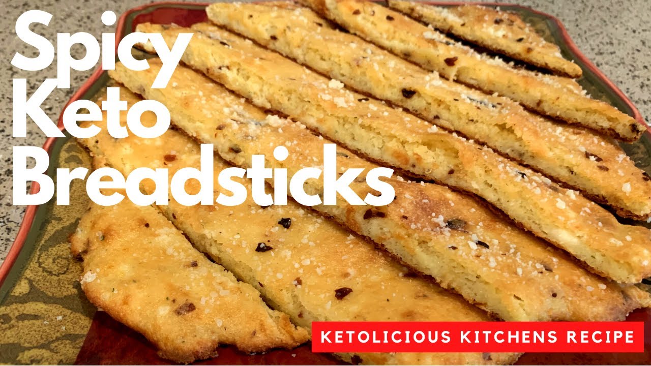KICKING UP THE HEAT! Spicy Keto Breadsticks! YouTube