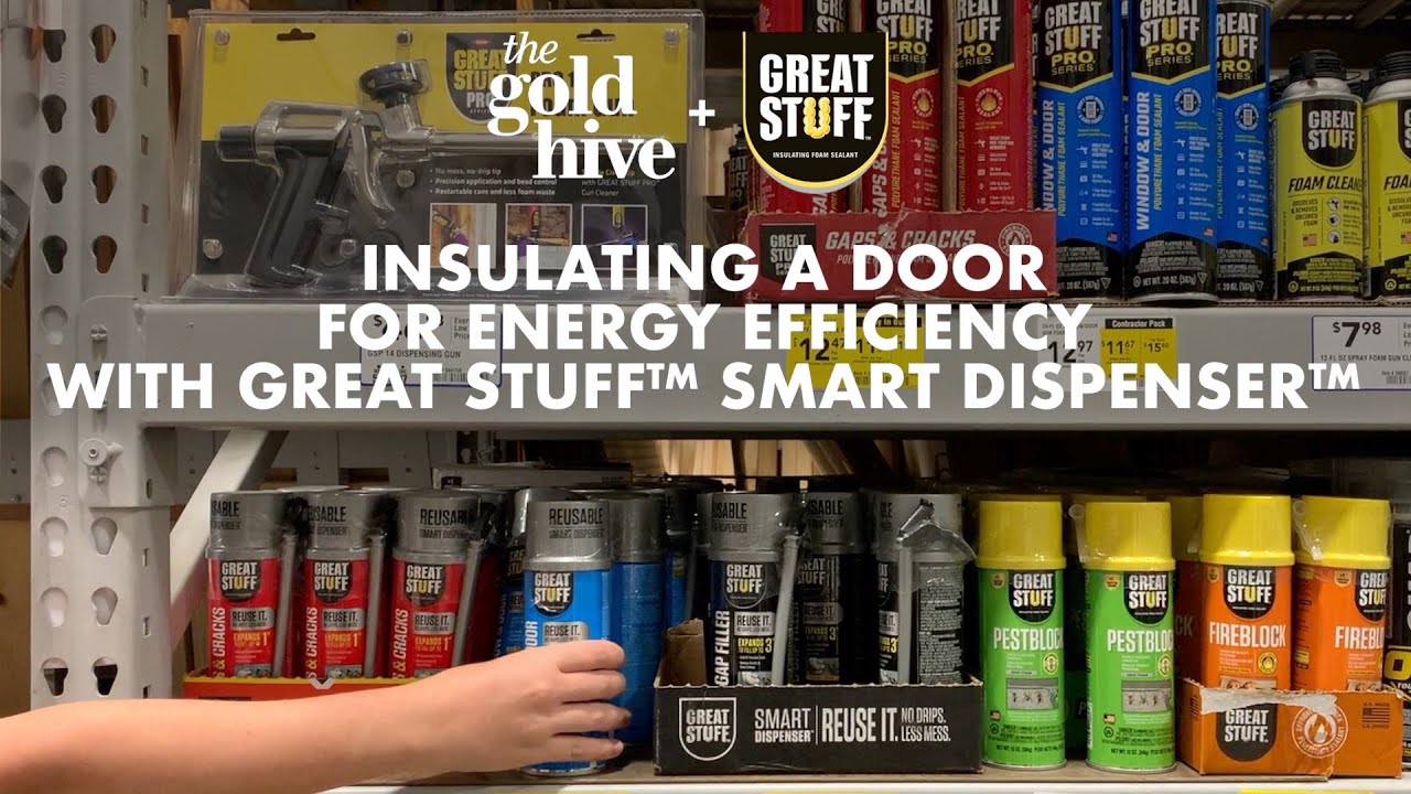 Insulating A Door For Energy Efficiency with Great Stuff Smart