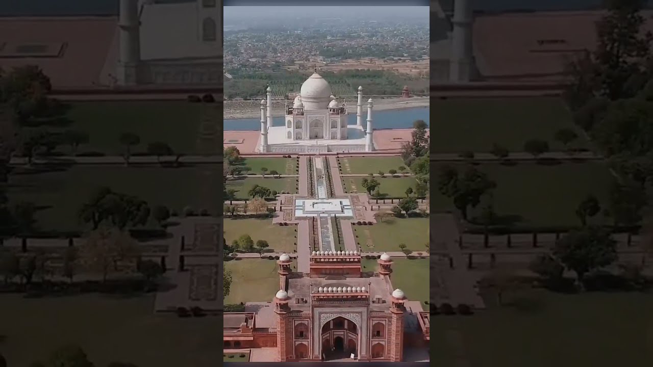 visiting taj mahal in agra india solo travel adventure tips video #shorts_travel