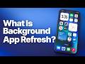 What is Background App Refresh on iPhone? (Save Battery & Data)