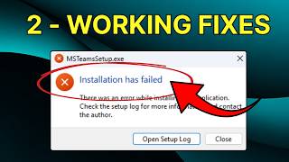 How to Fix Microsoft Teams "Installation Has Failed" Error on Windows 11, 10, 8 & 7 (2026)