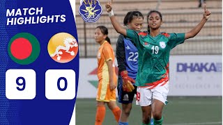 Bangladesh vs Bhutan 2nd Leg Match Highlights || SAFF U15 Women's Championship 2022